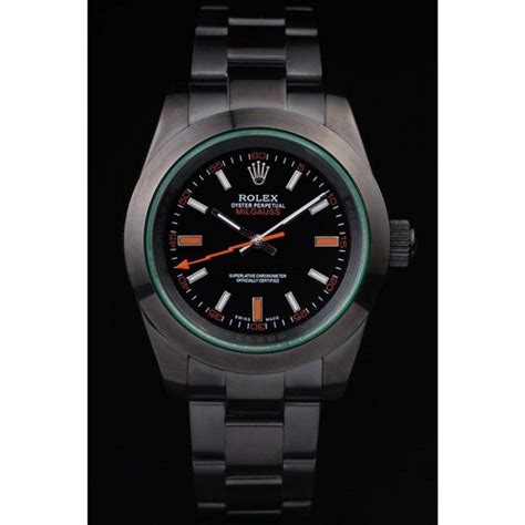 rolex milgauss pro-hunter tinted green sapphire black dial|rolex milgauss green.